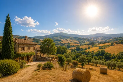 Il Mugello sotto il sole del solstizio d'estate